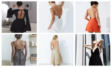 Kürəyi açıq qadın libasları – Bu yayın trendi