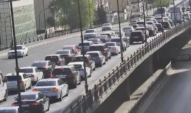 Hazırda tıxac olan yollar - SİYAHI