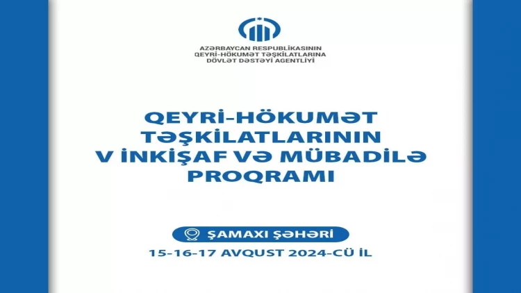 Şamaxıda “QHT-lərin V İnkişaf və Mübadilə proqramı” elan olunur