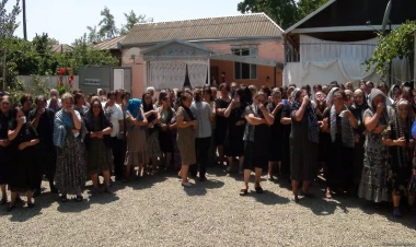 Birinci Qarabağ müharibəsi şəhidi ilə vida mərasimi keçirilir - FOTO