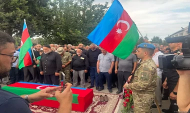 Birinci Qarabağ müharibəsi şəhidi Aydın Qurbanov dəfn edildi - FOTO