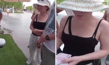 Nar şirəsini turistə 61 manata satdılar, işə polis qarışdı - FOTO