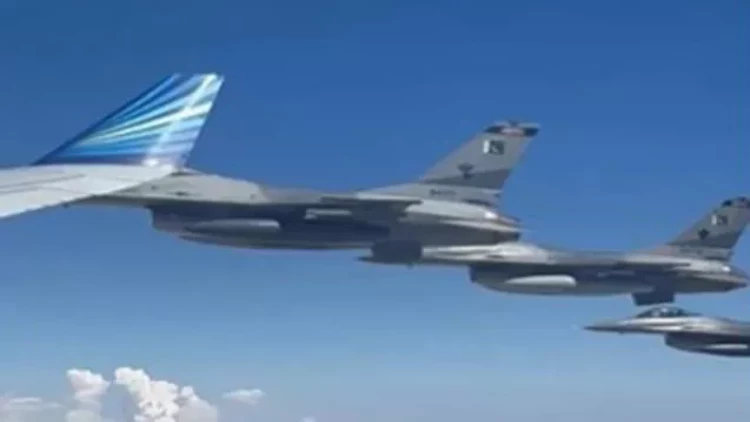 Pakistan İlham Əliyevə görə qırıcıları havaya qaldırdı - VİDEO