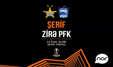 “Nar” “Zirə” komandasına UEFA Avropa Liqasında uğurlar arzulayır!