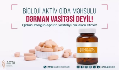 Bir sıra bioloji aktiv qida məhsullarının istifadəsinə QADAĞA