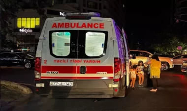 Bakıda binada yanğın olub - 60 nəfər təxliyə edilib - YENİLƏNİB - FOTO