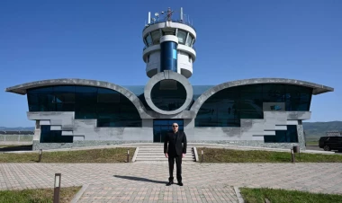 İlham Əliyev Xocalı hava limanında olub - VİDEO - FOTO