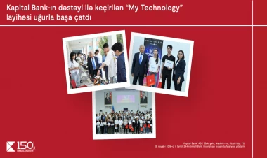 Kapital Bank-ın dəstəyi ilə keçirilən “My Technology” müsabiqəsi başa çatıb