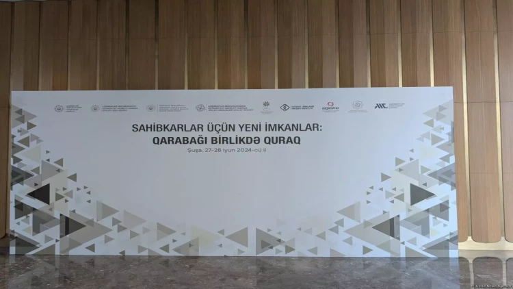 Şuşa “Sahibkarlar üçün yeni imkanlar: Qarabağı birlikdə quraq” adlı tədbir keçirilir - FOTO