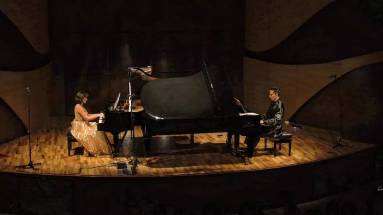 Beynəlxalq Muğam Mərkəzində “Pianissimo” adlı duet konsert təqdim olunub - FOTO