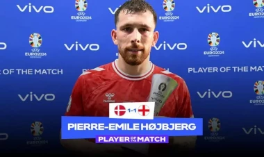 Danimarka - İngiltərə matçının ən yaxşı futbolçusu açıqlanıb