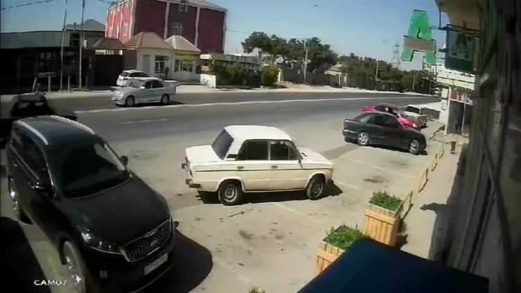 Bakıdakı dəhşətli qəzanın ANBAAN GÖRÜNTÜLƏRİ - VİDEO