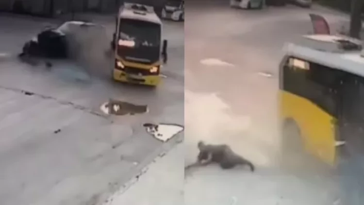 Türkiyədə baş verən dəhşətli qəzanın ANBAAN GÖRÜNTÜLƏRİ