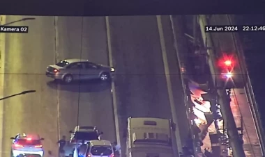 15 İyul Şəhidləri Körpüsündə hərəkət bərpa edildi - Saxlanılan var - FOTO