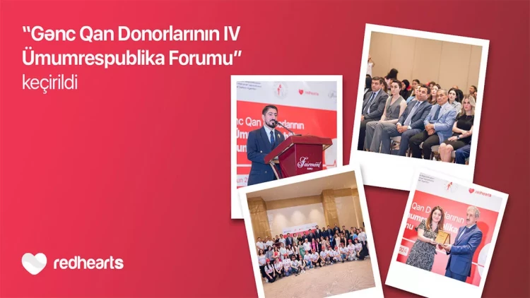 “Gənc Qan Donorlarının IV Ümumrespublika Forumu” baş tutub