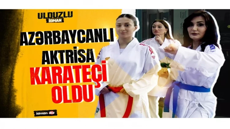 Azərbaycanlı aktrisa çempion karateçiyə belə güc gəldi - VİDEO