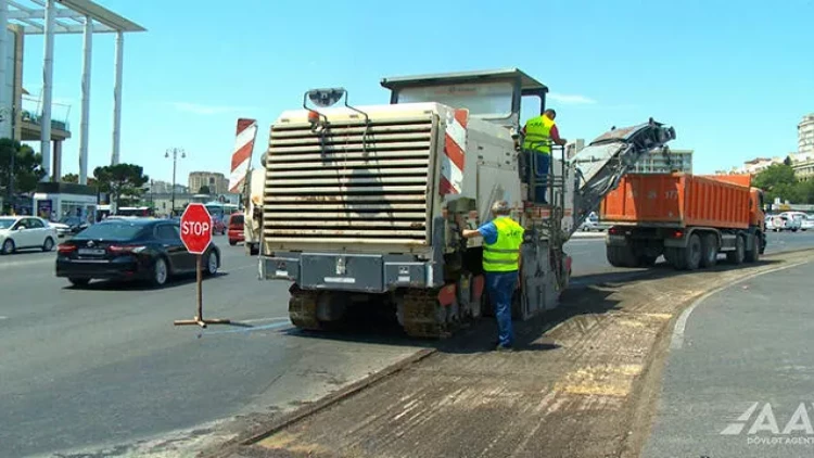 Bu prospektdə hərəkət məhdudlaşdırıldı - FOTO