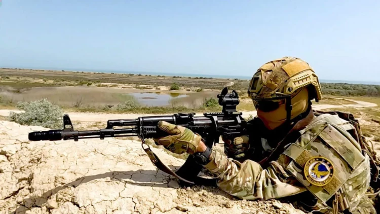 “Qafqaz Qartalı - 2024” təlimində zərbə PUA-sı - VİDEO