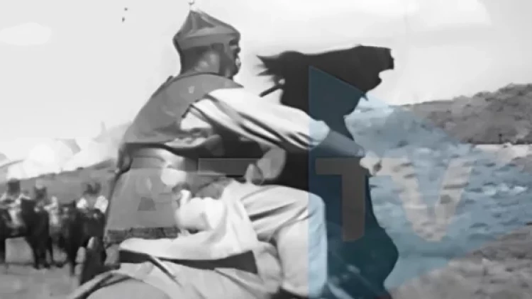 “Leyli və Məcnun” filminin çəkilişindən nadir KADRLAR - VİDEO