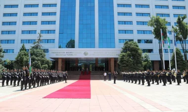 Kərim Vəliyev Özbəkistana getdi - FOTO