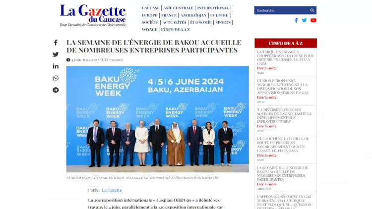 Bakı Enerji Həftəsinə beynəlxalq diqqət ilbəil artır - 