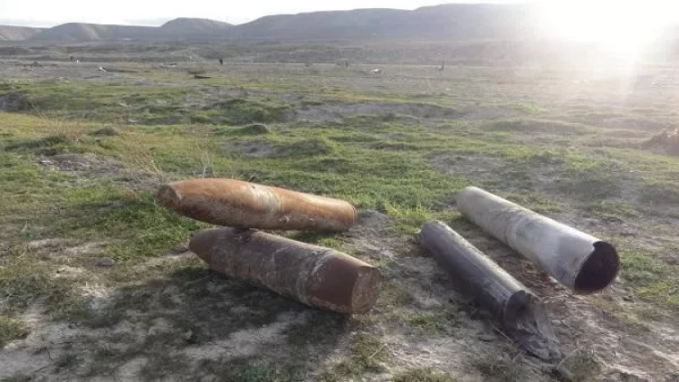 Naxçıvanın 5 kəndində hərbi sursat aşkarlandı