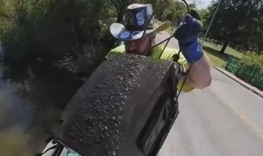 Göldə balıq tutmaq istəyərkən 100 minlik seyf  tapdı