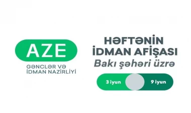 Bakı üzrə həftənin İDMAN AFİŞASI