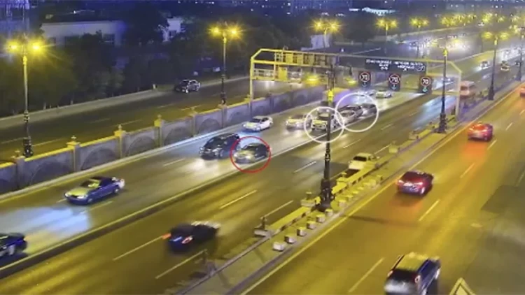 Bakının mərkəzində zəncirvari qəza: ANBAAN VİDEO