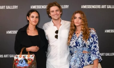 Van Dammın azərbaycanlı gəlini qaynı ilə - FOTOlar