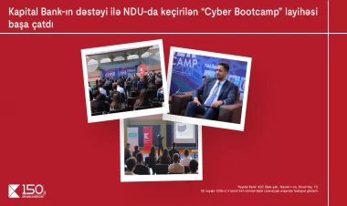 Kapital Bank-ın dəstəyi ilə NDU-da “Cyber Bootcamp” layihəsi başa çatdı