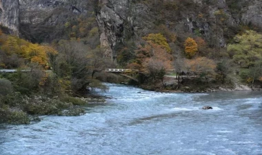 Daha bir çayda suyun səviyyəsi artdı