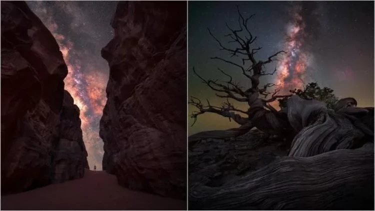 Kosmik gözəllik: Süd yolu qalaktikası ilə bağlı ən rəngarəng görüntülər - FOTOlar