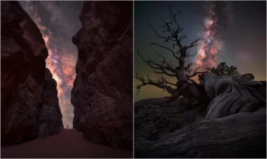 Kosmik gözəllik: Süd yolu qalaktikası ilə bağlı ən rəngarəng görüntülər - FOTOlar