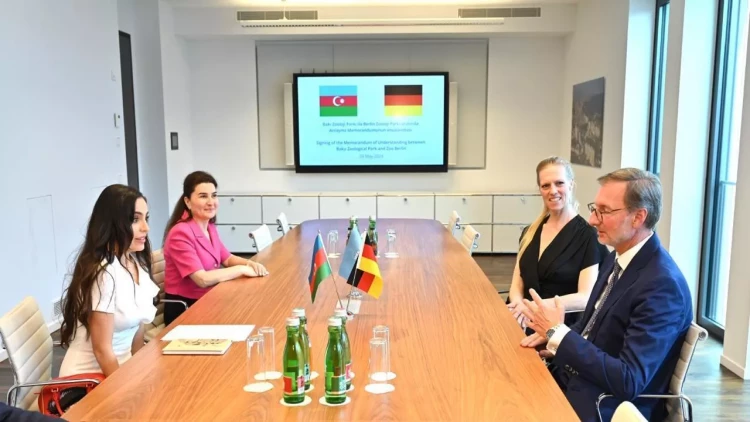 Leyla Əliyeva Berlində işgüzar səfərdə olub - FOTOlar