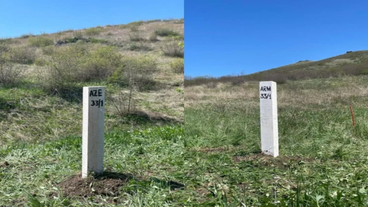 Kirantsda yenidən işlər başladı: daha 9 sərhəd dirəyi…