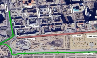 8 Noyabr prospekti 6 gün bağlı olacaq