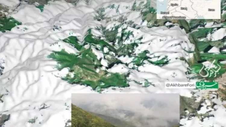 Helikopterin qəzaya uğradığı yerin FOTOsu