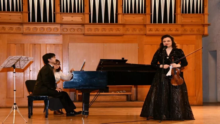 Kamera və Orqan Musiqisi Zalında “Ustadlara İthaf” adlı duet-konsert keçirilib - FOTO