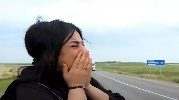 Ana oğlunun şəhid olduğu yeri ilk dəfə gördü