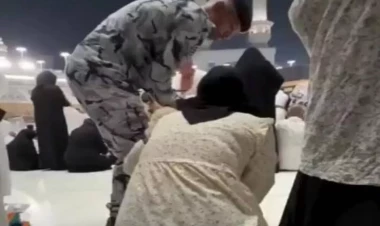 Dünya Kəbədəki bu görüntülərdən danışır - VİDEO