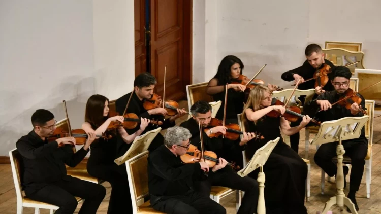 Q.Qarayev adına Azərbaycan Dövlət Kamera Orkestrinin konserti keçirilib - FOTO