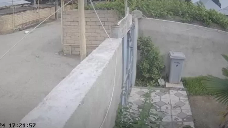 Lənkəranda baş verən zəlzələnin görüntüsü - VİDEO