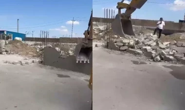 Abşeronda qanunsuz tikintinin qarşısı alındı - VİDEO