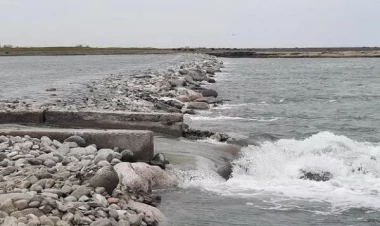 Qazaxda Kür çayının daşması fəsadlar yaratdı - FOTOlar