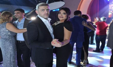 Tunar oğlunun toyunda xanımı Ülviyyə ilə - VIDEO