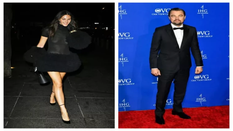 Di Kaprionun gənc sevgilisi şəffaf mini geyimdə gecənin ulduzu oldu