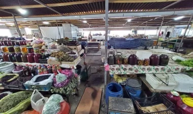 Bakıdakı bu bazarda məhsulların satışına məhdudiyyət qoyuldu - FOTO