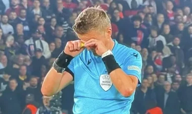 Məşhur hakim ÇL matçından sonra ağladı - FOTOlar