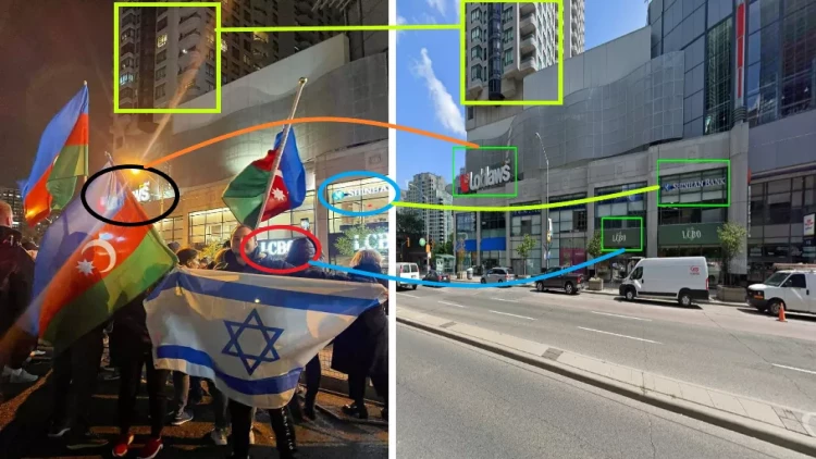 İranlı və ermənilərin paylaşdıqları “Bakıda İsrailə dəstək aksiyası” FOTOları saxtadır